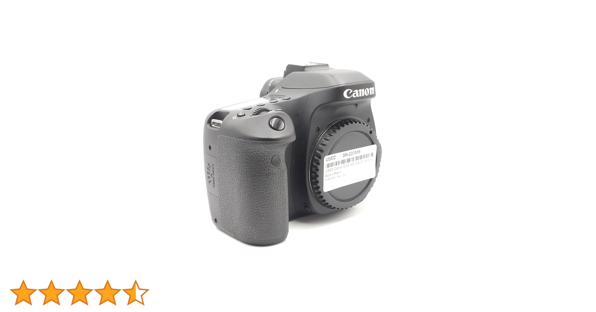 Amazon | Canon Digital SLR Camera Body [EOS 80D] with 24.2